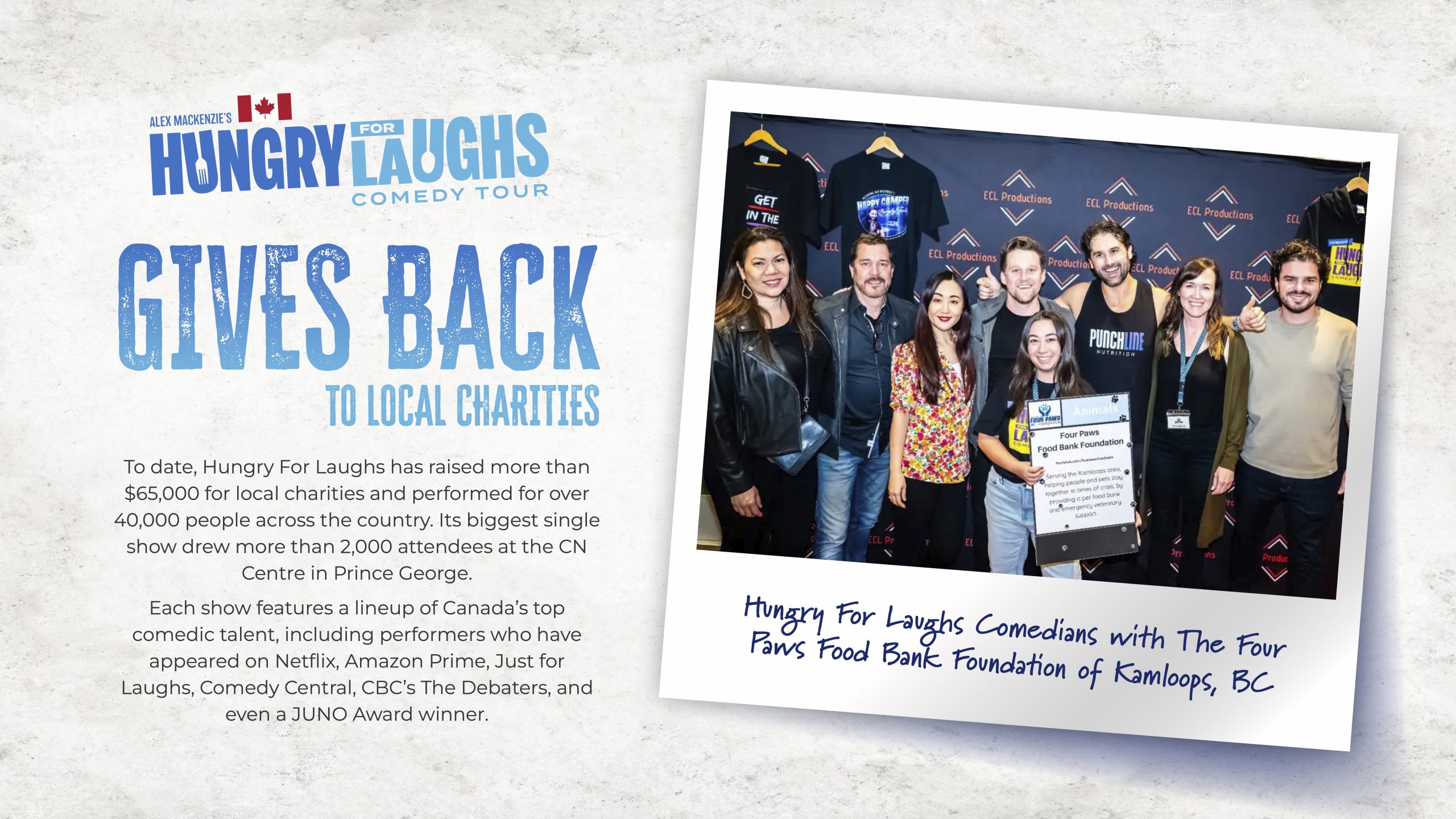 Hungry for Laughs sponsor package, page 3